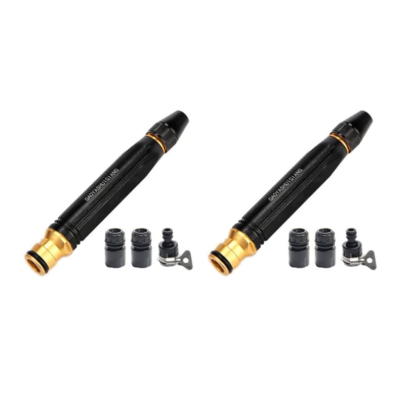 💦 Heavy Duty Adjustable Twist Hose Nozzle - 2 PCS